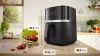 Bosch MAFS2462B Serie 4 Fekete Air Fryer Dupla Fűtőszállal