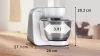 Bosch MUM58210 Konyhai robotgép MUM5 Fehér/ezüst