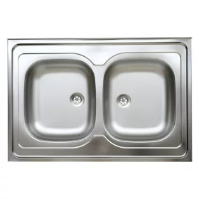 LIVINOX 111 chiuvetă din inox cu două cuve 900x600 mm