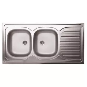 LIVINOX 134 chiuvetă din inox cu două cuve 1200x600 mm