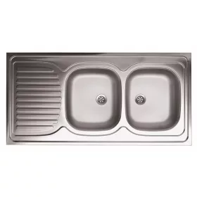 LIVINOX 134 chiuvetă din inox cu două cuve 1200x600 mm