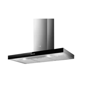   Turboair NORMA H6 IX/BL/A/90 hotă, 90 cm, cu panou frontal din sticlă neagră