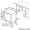 Bosch SBH4ECX28E Home Connect încorporabil mașină de spălat vase