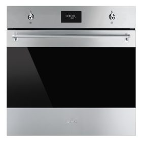  SMEG HŐLÉGKEVERÉSES SÜTŐ, Classica design, 60 cm, CS LCD, inox