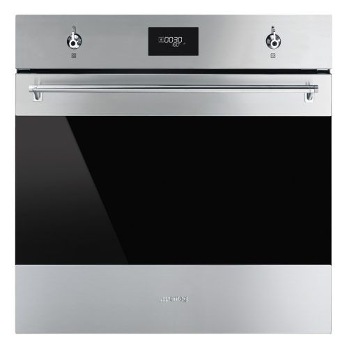 SMEG HŐLÉGKEVERÉSES SÜTŐ, Classica design, 60 cm, CS LCD, inox