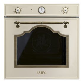   SMEG HŐLÉGKEVERÉSES SÜTŐ, Cortina design, 60 cm, analóg, bézs