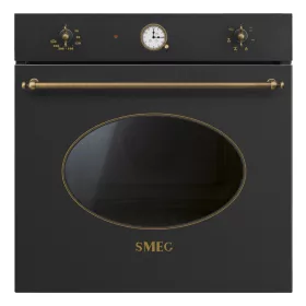  SMEG cu ventilație cuptor, Colonial design, 60 cm, analogic, antracit