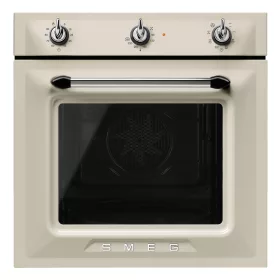  SMEG cu ventilație cuptor, Victoria design, 60 cm, analogic, bej