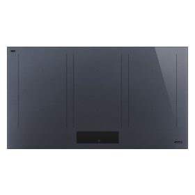   SMEG INDUKCIÓS FŐZŐLAP, Linea design, 90 cm, 6 főzőzóna, 3 MultiZone híd zóna, neptune szürke üveg
