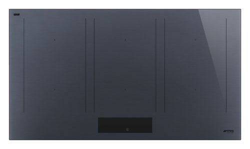 SMEG INDUKCIÓS FŐZŐLAP, Linea design, 90 cm, 6 főzőzóna, 3 MultiZone híd zóna, neptune szürke üveg