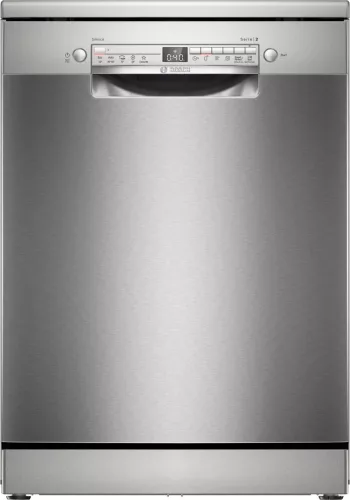 Bosch SMS2HVI02E Serie 2 Inox Okos Mașină de spălat vase Home Connect Funkcióval