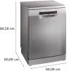 Bosch SMS4HMI05E Serie 4 Independent mașină de spălat vase Oțel inoxidabil