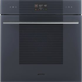   SMEG HŐLÉGKEVERÉSES SÜTŐ, Linea design, Galileo, 60 cm, ES LCD, neptune szürke üveg