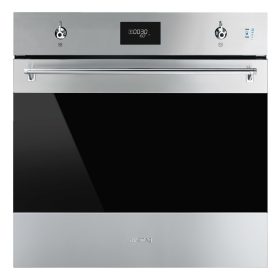   SMEG KOMBINÁLT SÜTŐ, GŐZFUNKCIÓVAL, Classica design, Galileo, 60 cm, CS LCD, inox