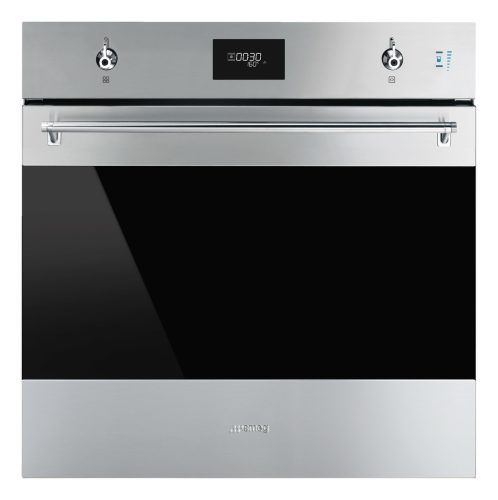 SMEG KOMBINÁLT SÜTŐ, GŐZFUNKCIÓVAL, Classica design, Galileo, 60 cm, CS LCD, inox