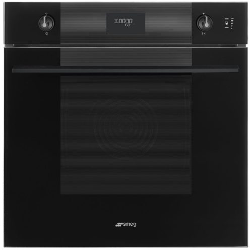 SMEG KOMBINÁLT PIROLITIKUS SÜTŐ, GŐZFUNKCIÓVAL, Linea design, Galileo, 60 cm, CS LCD, mélyfekete üveg