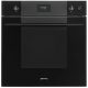 SMEG KOMBINÁLT PIROLITIKUS SÜTŐ, GŐZFUNKCIÓVAL, Linea design, Galileo, 60 cm, CS LCD, mélyfekete üveg